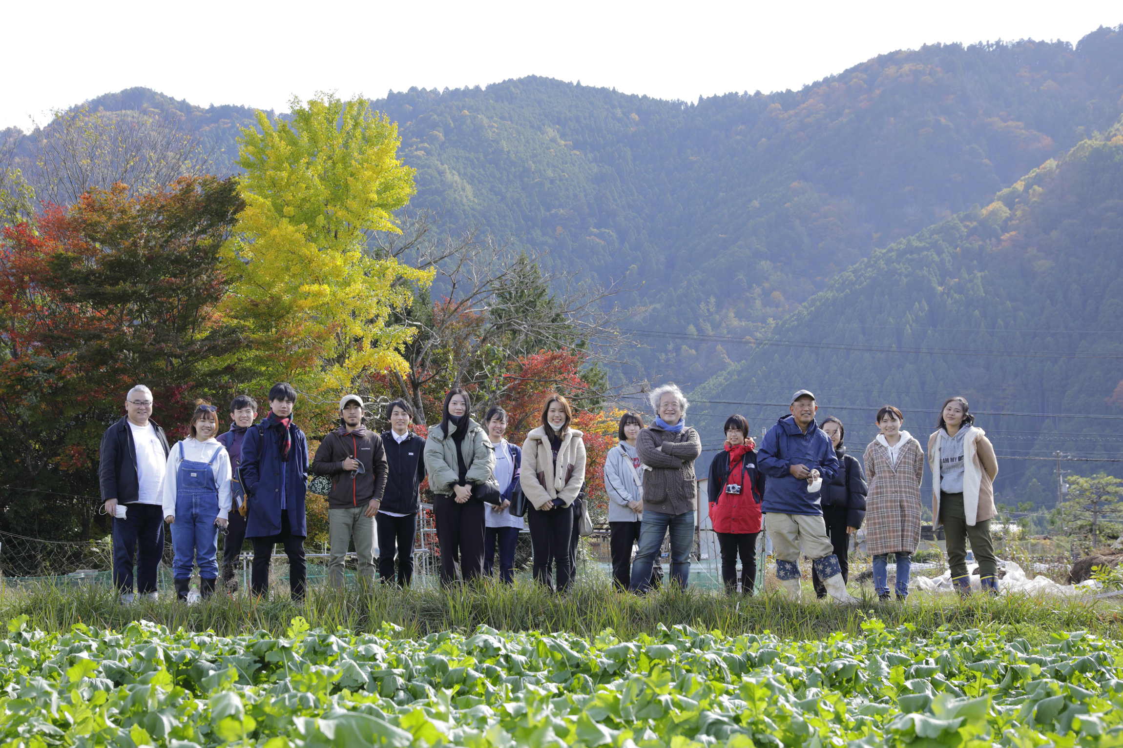 京都吉兆 立命館大学食マネジメント学部 農園訪問