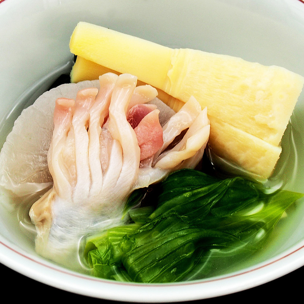 京都吉兆 貝と筍の鶏汐出汁しゃぶ